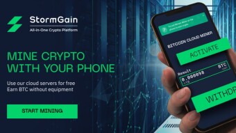 Mine BTC on your phone in the background