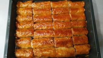 Foodbook #861 Saragli - Rolled Baklava