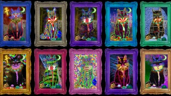 On Programmatically Generating 10,000 Tuxedo Cat Portrait NFTs