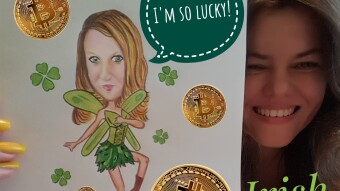🍀CryptoCartoon of Irish Girl Crypto🍀