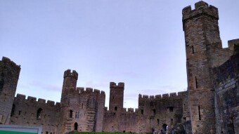 Caernarfon Castle - King Edward the 1st's 13th Century Fortress in North Wales