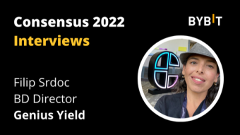 Consensus 2022 Interview Filip Srdoc from Genius Yield Cardano Network