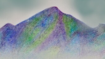 On Top of Crayon Mountain