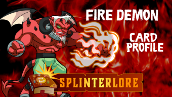 Splinterlands Epic Card Profile - Fire Demon