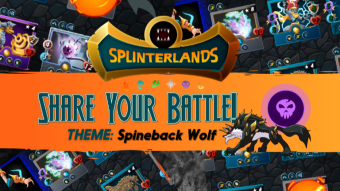 Splinterlands - Spineback Wolf (Weekly Post)