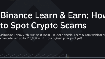 Binance Learn & Earn: How to Spot Crypto Scams (Winners will share £10,000 in BNB)