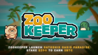 ZooKeeper Launch Satoshi’s Oasis Paradise: Stake $ZOO to Earn $BTC