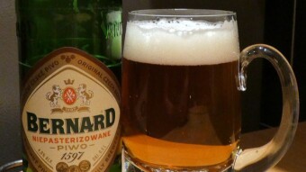 Bernard, one of the best Czech beers with long traditions - perfect for Bavarian pork knuckle, but also for homemade pizza
