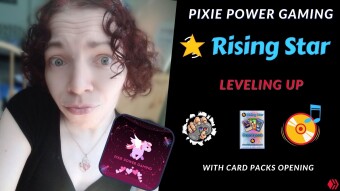 Leveling Up with Rising Star | Card Pack Opening | Pixie Power Gaming