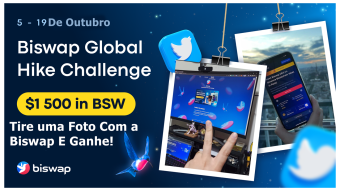 Here is Your chance to go out for a walk and earn crypto! Biswap Global Hike Challenge