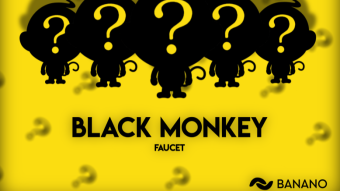 Earn Free Coins by Playing BANANO's Popular Faucet Game 'Black Monkey' - Round 26 Announcement