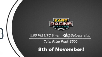 Join the AMA of Satoshi Club x Kart Racing. Rewards: 500 USDT, November 8th.