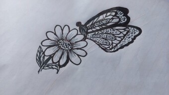Flower design video.