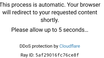 Cloudflare DDoS Protection - 5 Seconds of Irritation