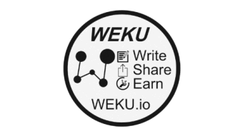 WEKU: Write, Share and Earn ( Logo and Gif Animation Desgin)