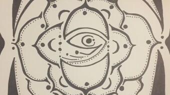 Day 10 - Fractal/Mandala Personal Drawing Challenge - "Eye Know"