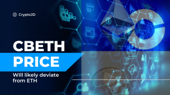 The price of cbETH will likely deviate from ETH