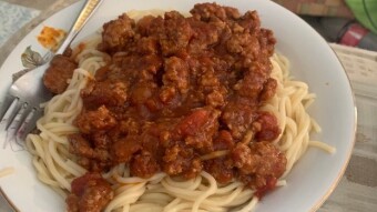 Foodbook #372 Quick Bolognese