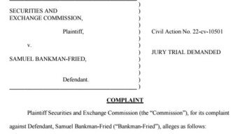 SBF Officially Charged by SEC