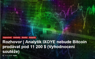 Rozhovor s IXOYEm byl pro mě zajímavou zkušeností