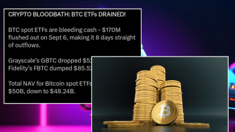 Bitcoin ETFs Bleed: $170M Out the Door as Grayscale and Fidelity Feel the Heat!