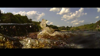 Heat. Refreshing Waterfall