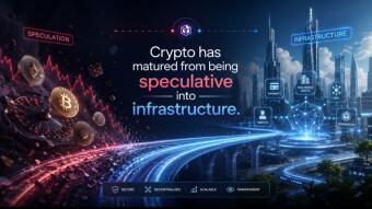 Crypto has matured from being speculative into infrastructure.