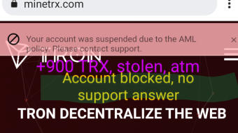 AlexisCryptoCheck - Trx Cloudminer (Minetrx.com)  closed my account, beware of SCAM