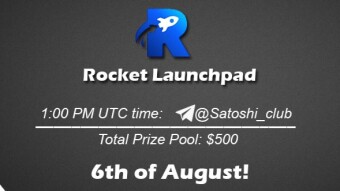 Join the AMA of Satoshi Club x Rocket Launchpad. Rewards: 500 USDT, August 6th.