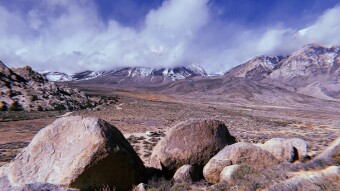 Bouldering in Bishop, California