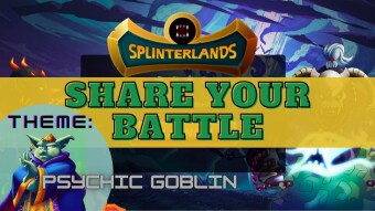 Splinterlands Share Your Battle: Psychic Goblin FTW