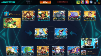 Splinterlands: Commander Slade with 16 damage at the start of the battle is crazy!