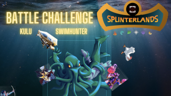 Splinterlands Share Your Battle Challenge! Kulu Swimhunter