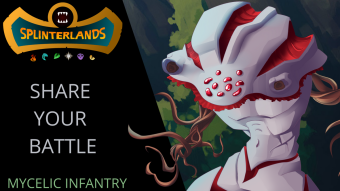 My next main tank with potential for dealing damage on its own! - my reason to play Mycelic Infantry in Splinterlands