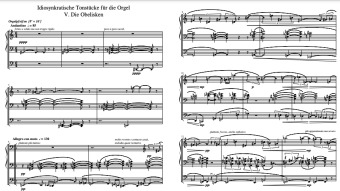Idiosynkratische Tonstücke für die Orgel: V. Die Obelisken [Philip Daniel; 2020]