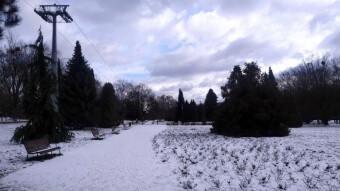 Tuesday was a classic winter day, with some snow and frost
