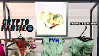 CryptoPanties - Flashing my underpants (NFT) in public