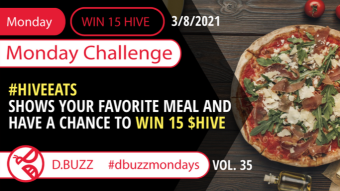 Win 15 HIVE >> Monday Challenge >> From D.Buzz (ROUND 35)