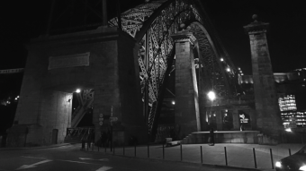 Porto City at Night | Portugal - Black and White photography