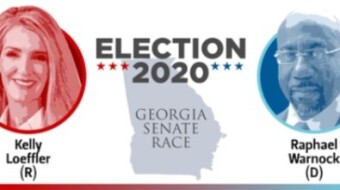 Politic Nation -   Kelly Loeffler (R) vs. Raphael Warnock (D)Georgia Senate Race.  