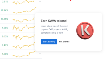 10 $ worth of KAVA for FREE by CoinmarketCap