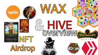 HIVE, & WAX NFT / Crypto side Hustle(s)