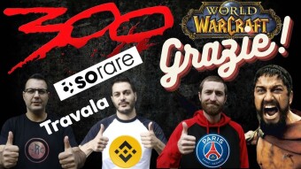 Siete 300 Mitici Eroi! Russia banna Binance, Sorare & PSG, Travala torneo con World of Wordcraft