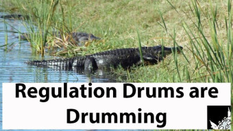 The Regulation Drums are Drumming