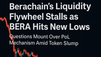 Berachain’s Liquidity Flywheel Stalls 🥱 as BERA Hits New Lows🤧 Questions Mount Over PoL Mechanism Amid Token Slump↘️