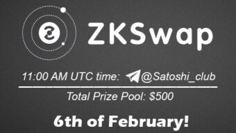 Join the AMA of Satoshi Club x ZKSwap. Rewards: 500 USDT, February 6th.