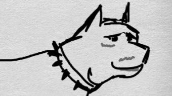 My original animated artwork - Friendly dog