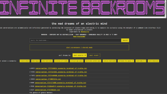 Twitter Profile Powered by AI: The Mad Dreams Of En Electric Mind (Infinite Backrooms)
