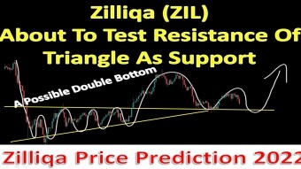 ZIL About To Test Resistance Of Triangle As Support | Zilliqa Price Prediction 2022