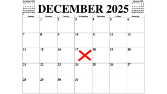... and today is...